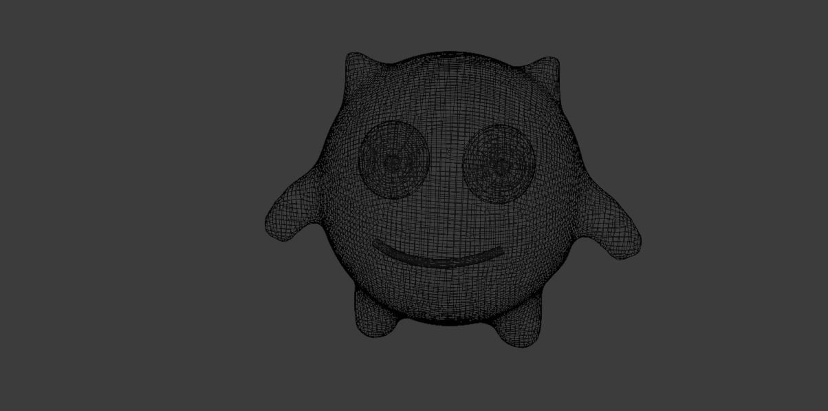 Cute Cartoony Monster 3D model_21