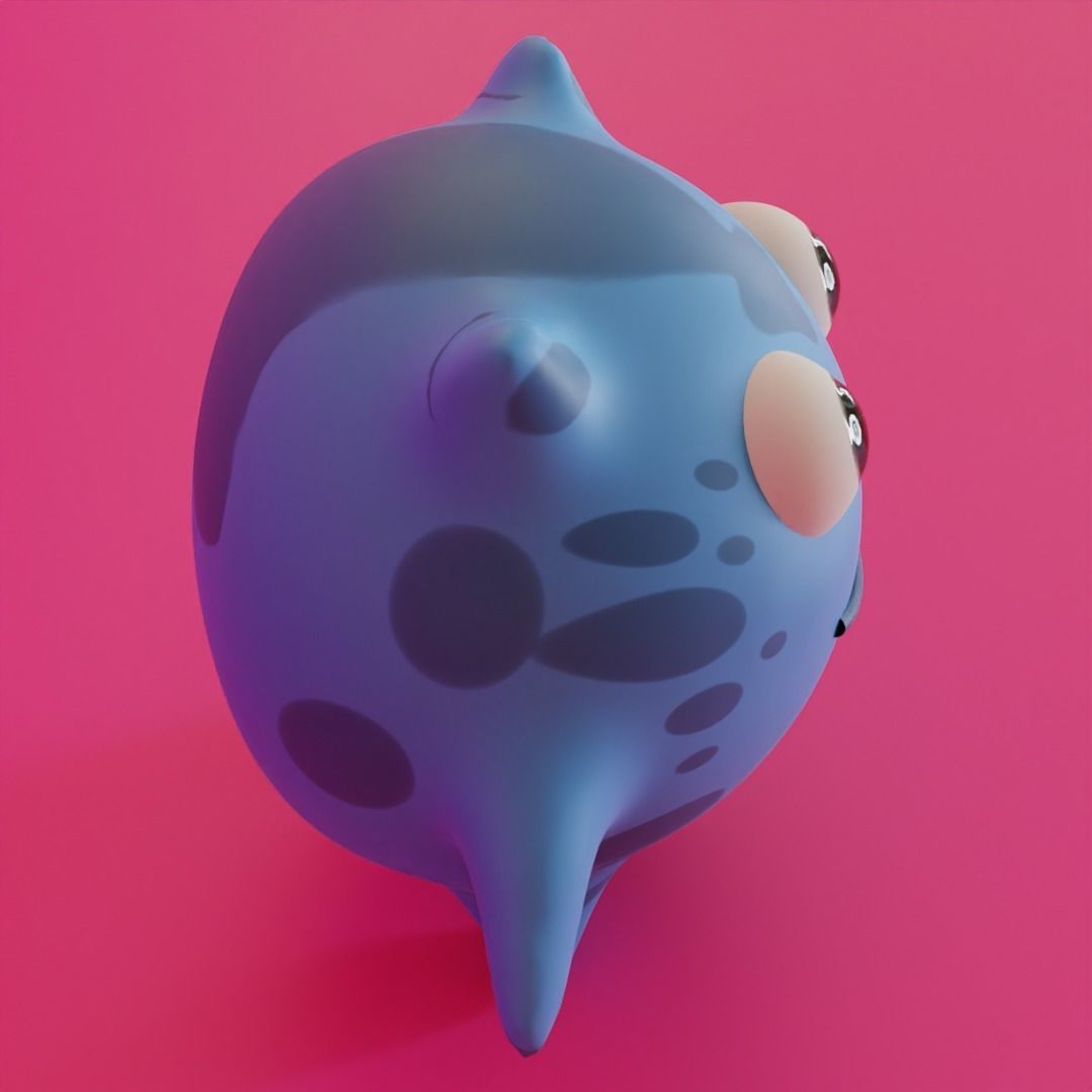 Cute Cartoony Monster 3D model_8