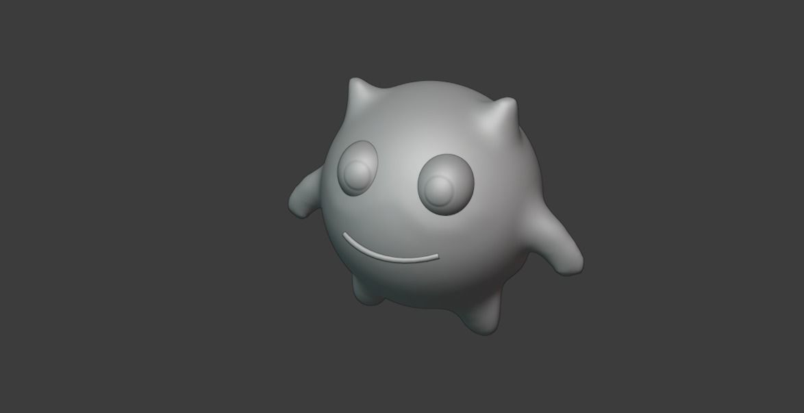 Cute Cartoony Monster 3D model_12