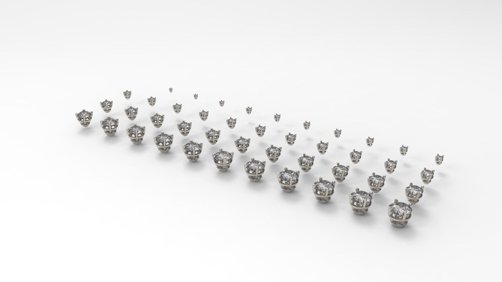 Jewelry Prong Head Set Package 006 3D print model_4