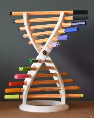 DNA Pen Holder by TIXEN 3D print model