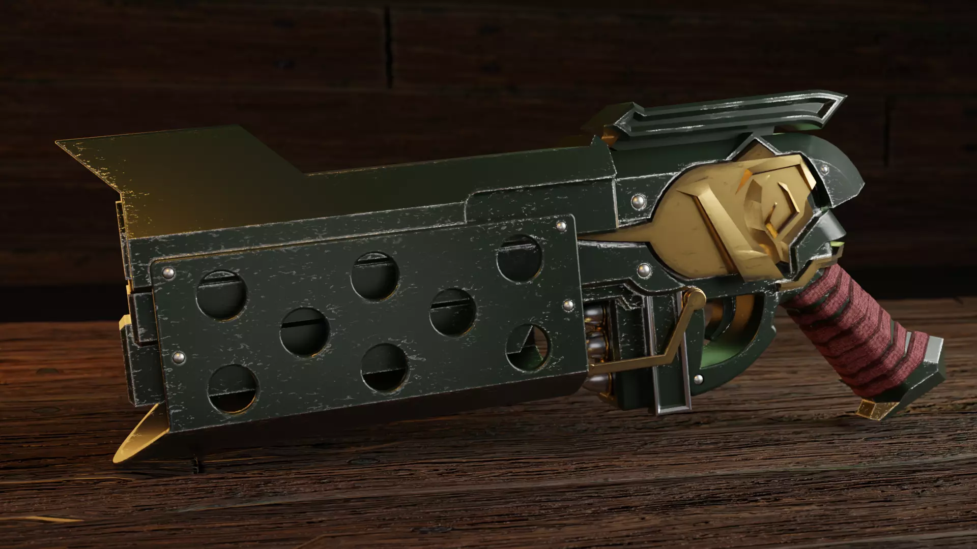 Samira Rose Gun from League of Legends for 3d Print 3D print model_0