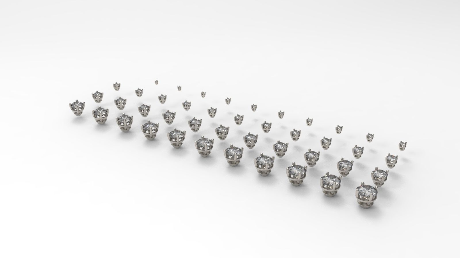 Jewelry Prong Head Set Package 007 3D print model_4