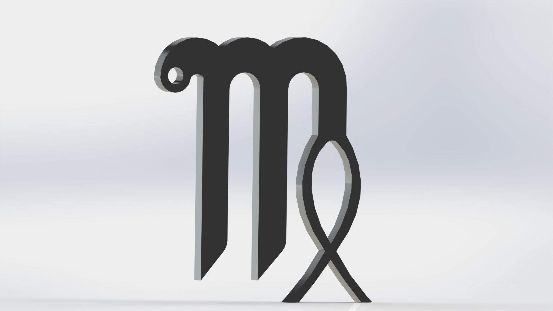 Zodiac Signs Keyrings 3D print model_3