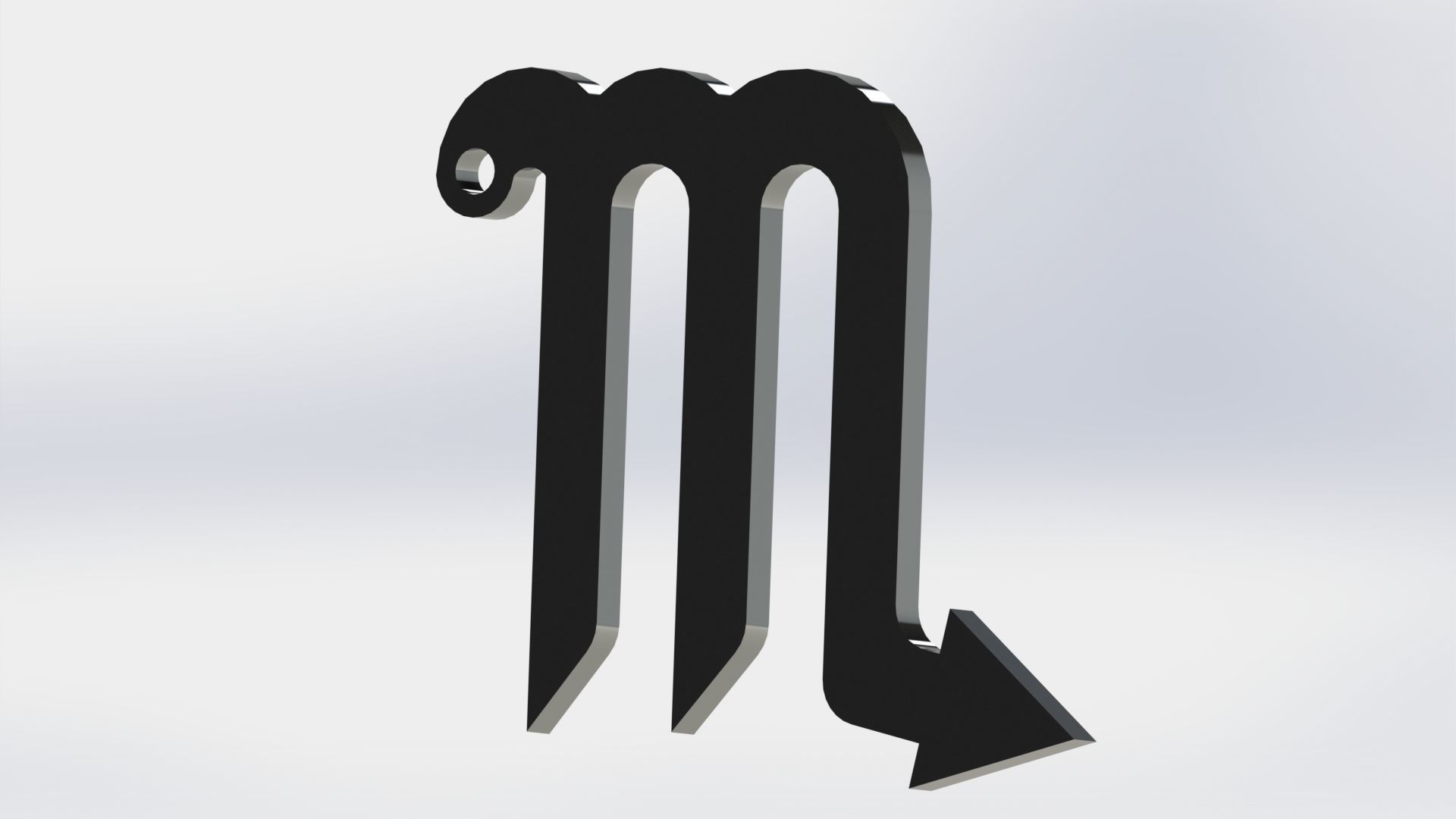 Zodiac Signs Keyrings 3D print model_1