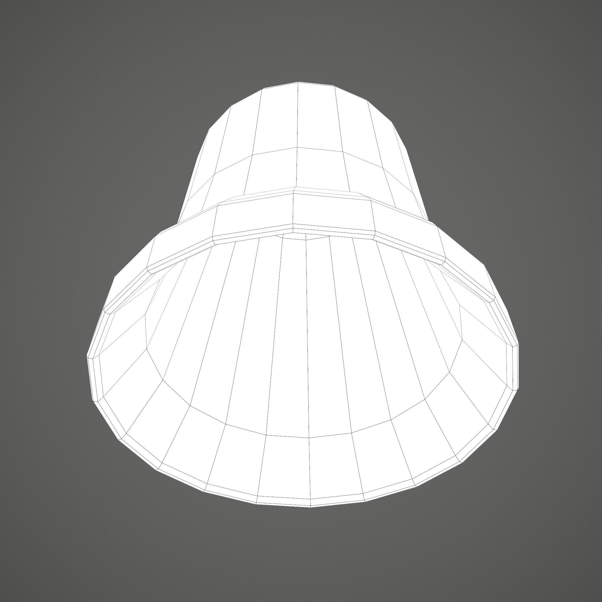 Medieval Style Bronze Bell Decoration Low-poly 3D model_27