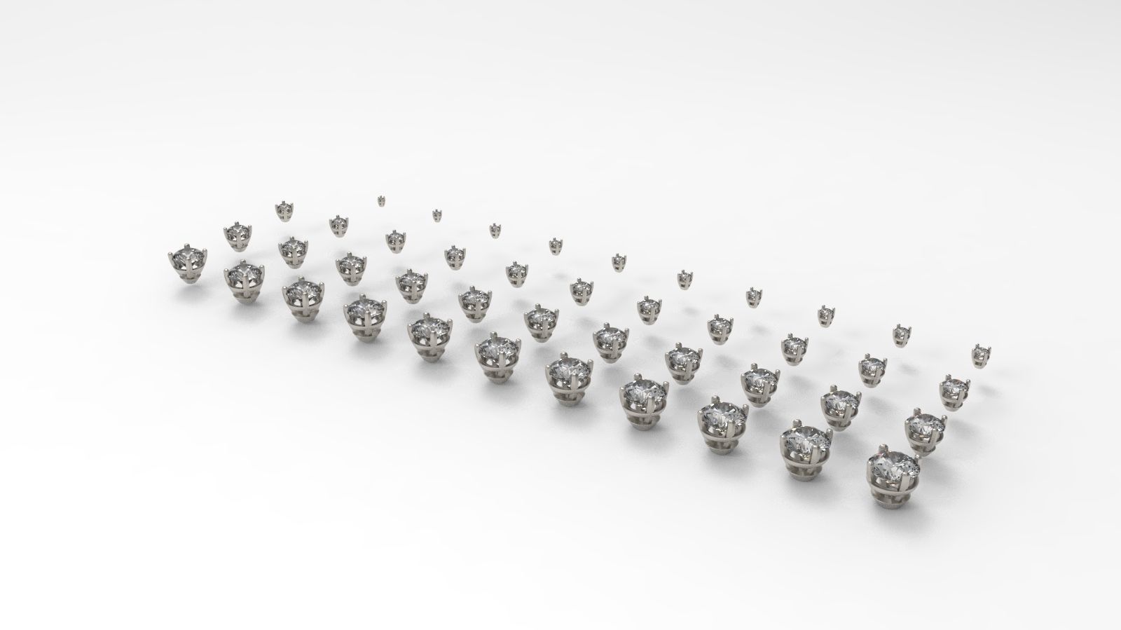 Jewelry Prong Head Set Package 009 3D print model_3