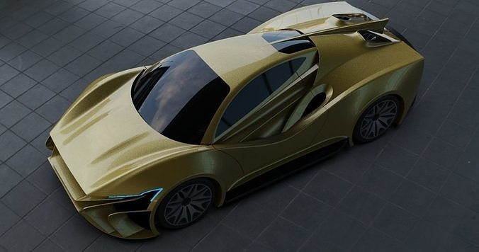 concept car zxz m  3D model