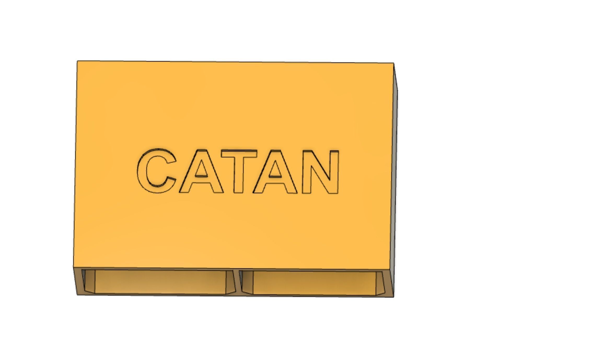 Catan Board Game Piece Holder and Storage Dual Case 3D print model_2