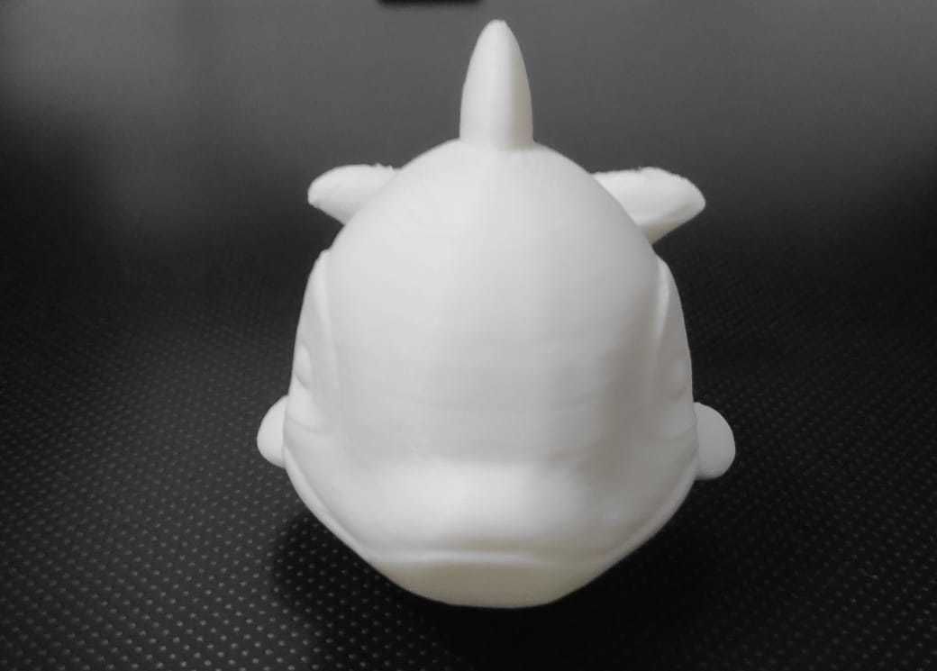 A cute Big Orca Whale 3D print model_3