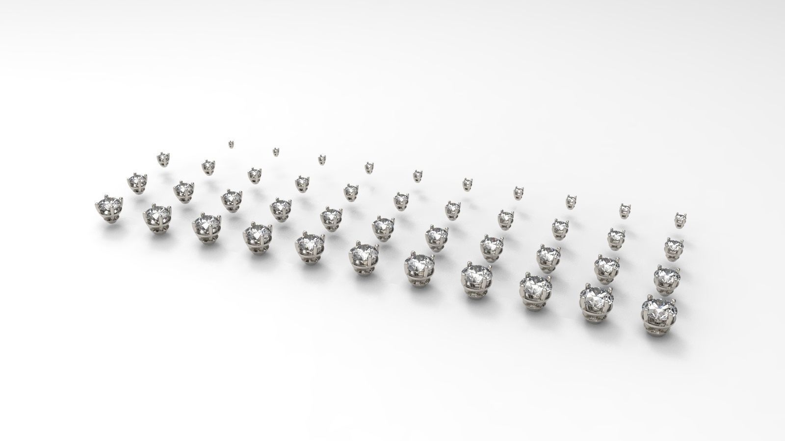 Jewelry Prong Head Set Package 013 3D print model_5