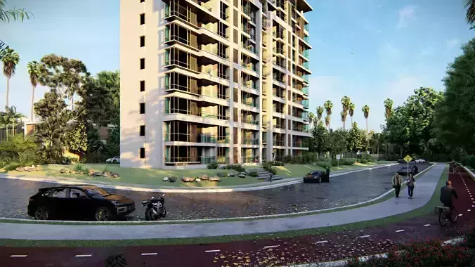 Highrise Building 03 3D model