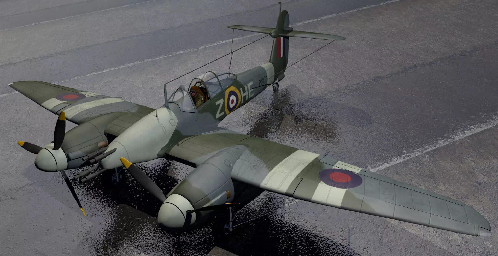 Westland Whirlwind Mk-1 3D model_0