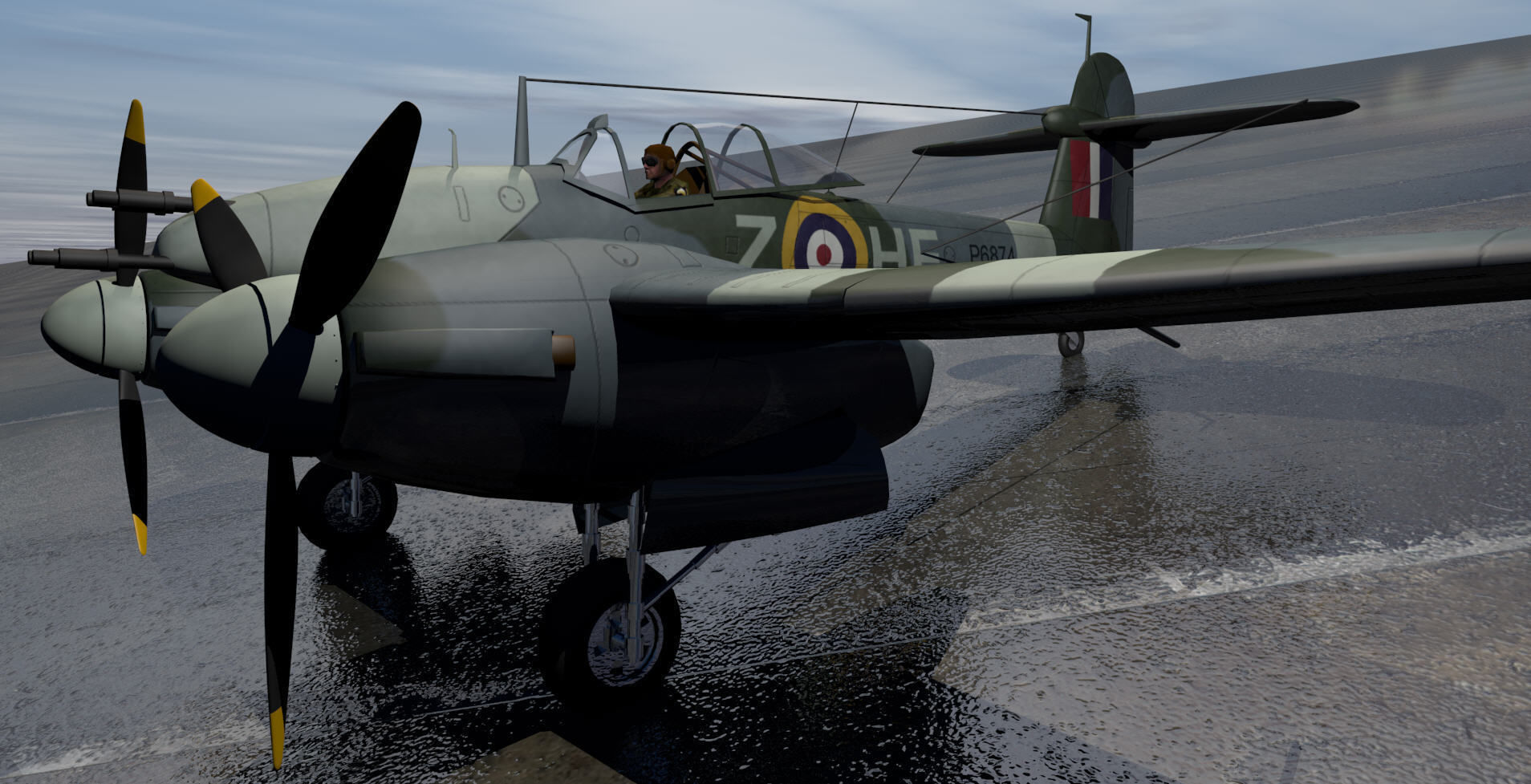 Westland Whirlwind Mk-1 3D model_1