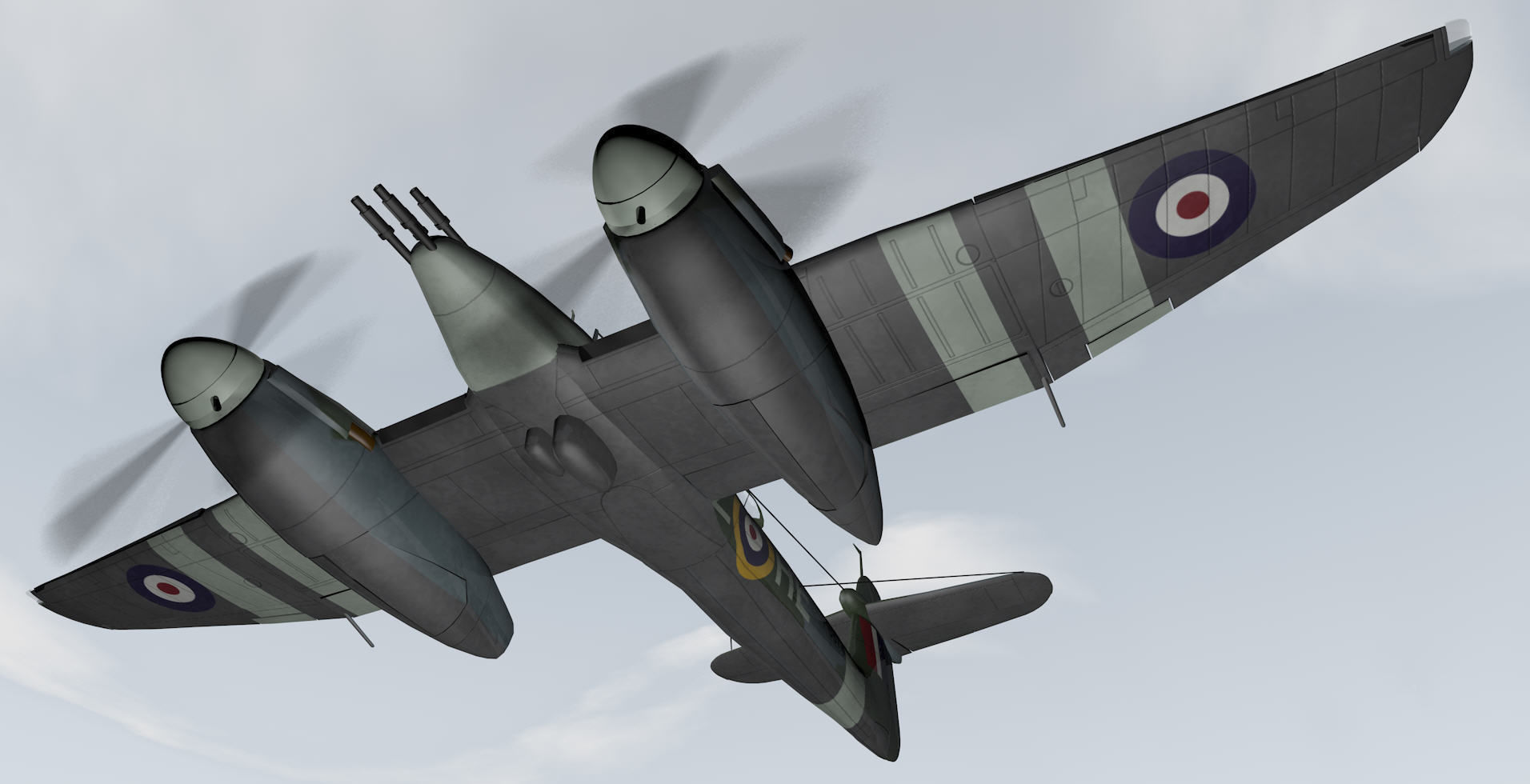 Westland Whirlwind Mk-1 3D model_11