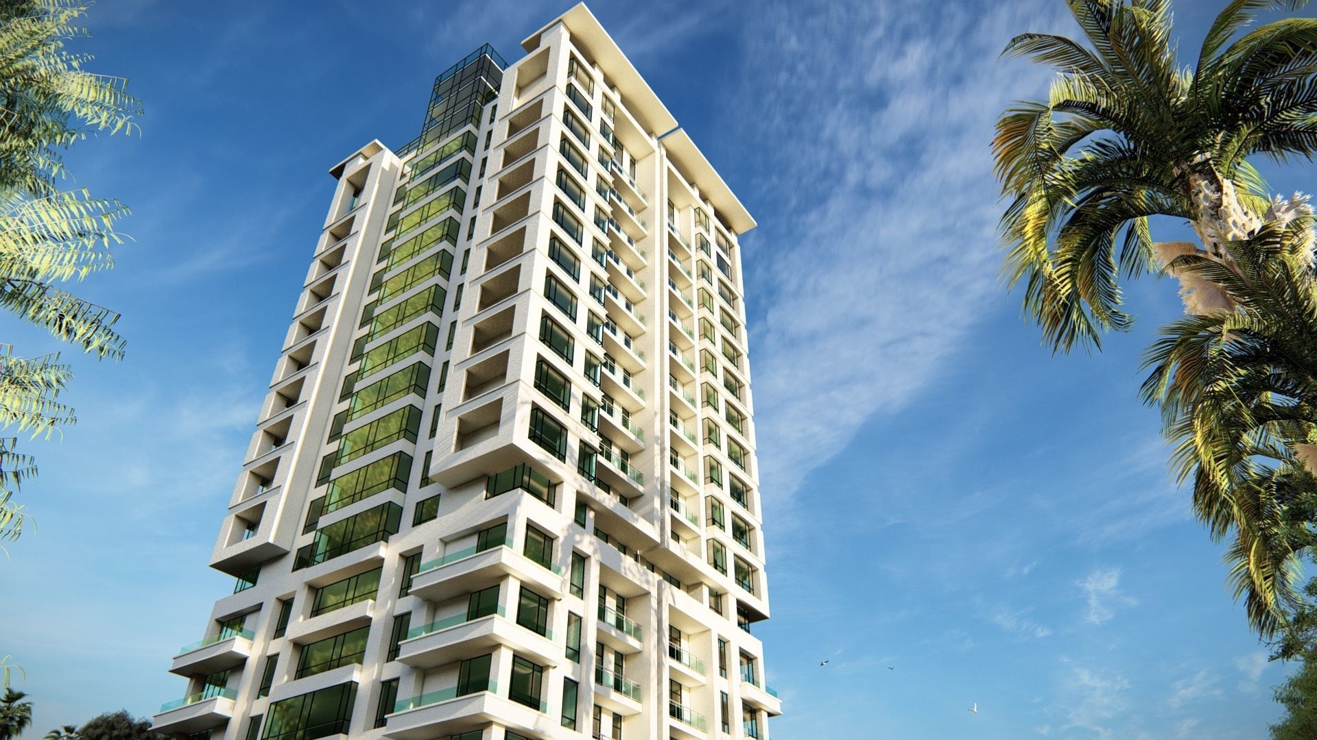 Highrise Building 06 3D model_4