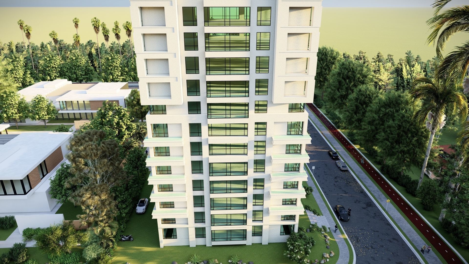 Highrise Building 06 3D model_2