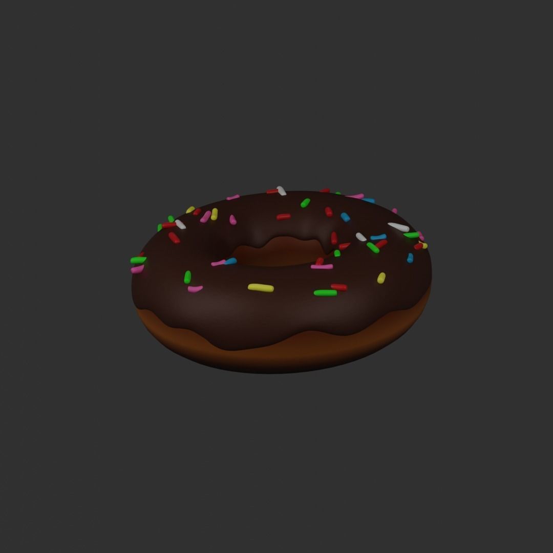 15 cartoon food assets Low-poly 3D model_10