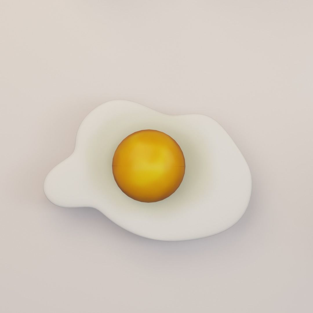 15 cartoon food assets Low-poly 3D model_20
