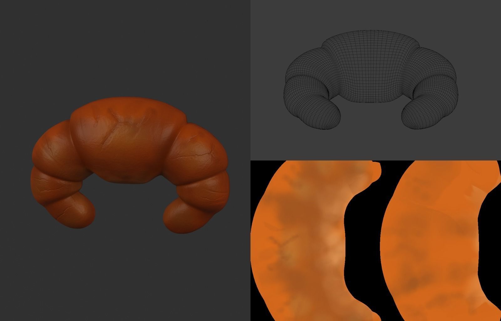 15 cartoon food assets Low-poly 3D model_46