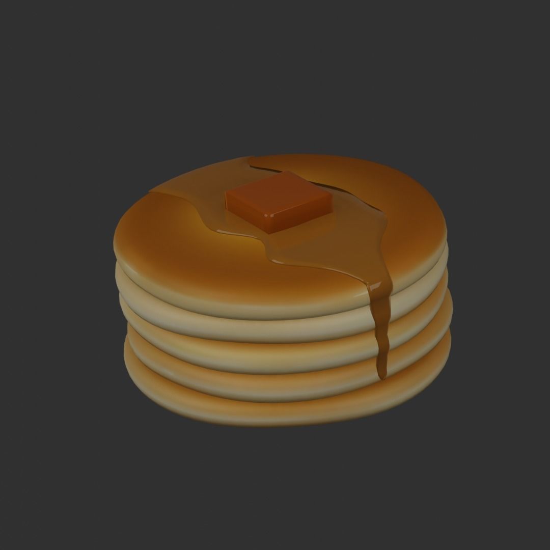 15 cartoon food assets Low-poly 3D model_5