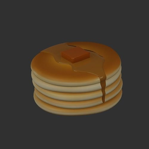 15 cartoon food assets Low-poly 3D model 6