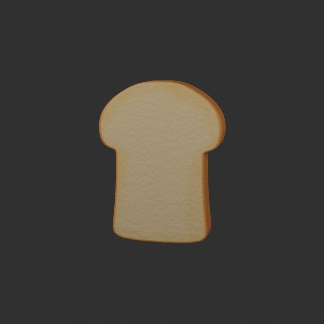15 cartoon food assets Low-poly 3D model_12