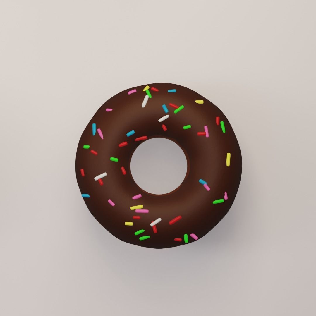 15 cartoon food assets Low-poly 3D model_26