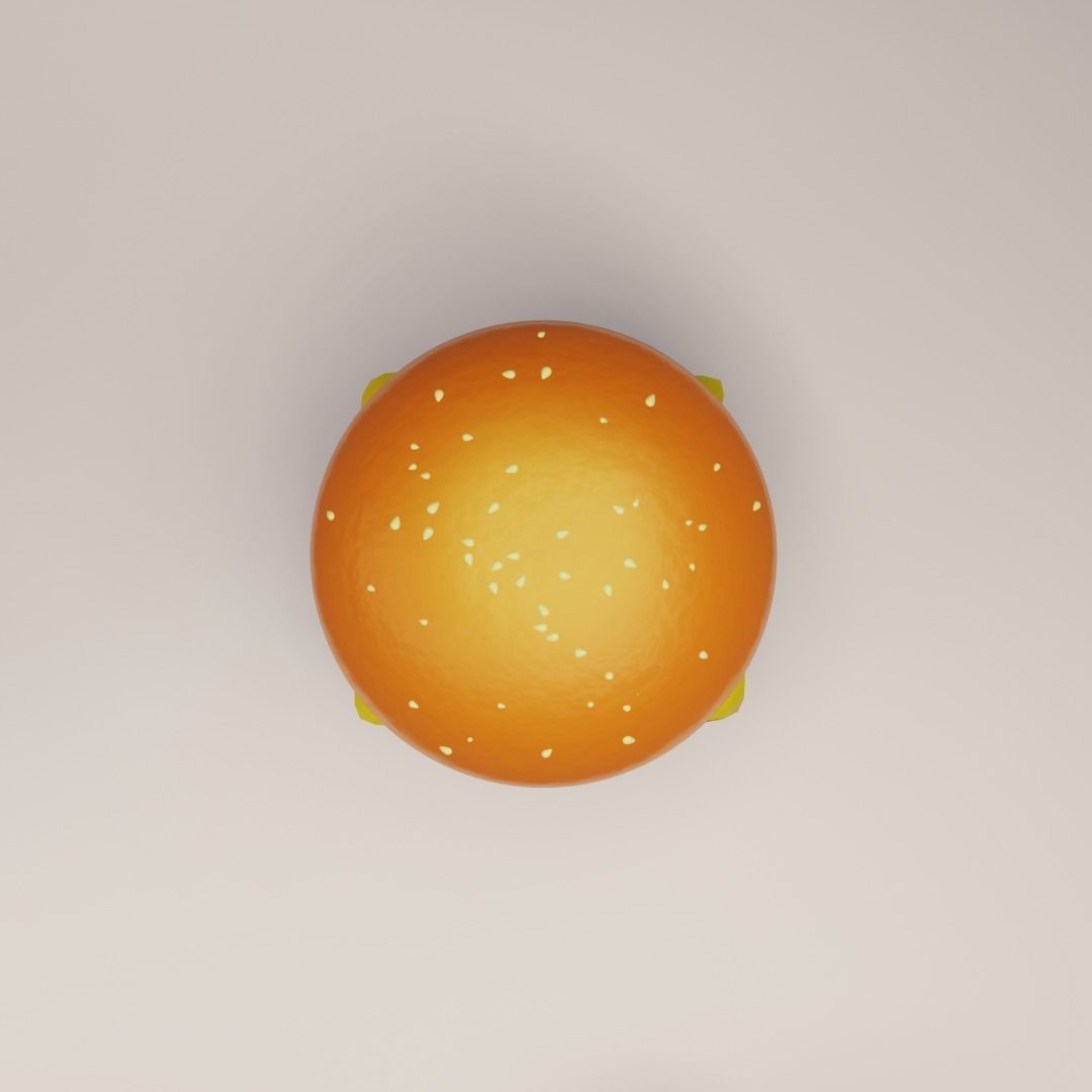 15 cartoon food assets Low-poly 3D model_19