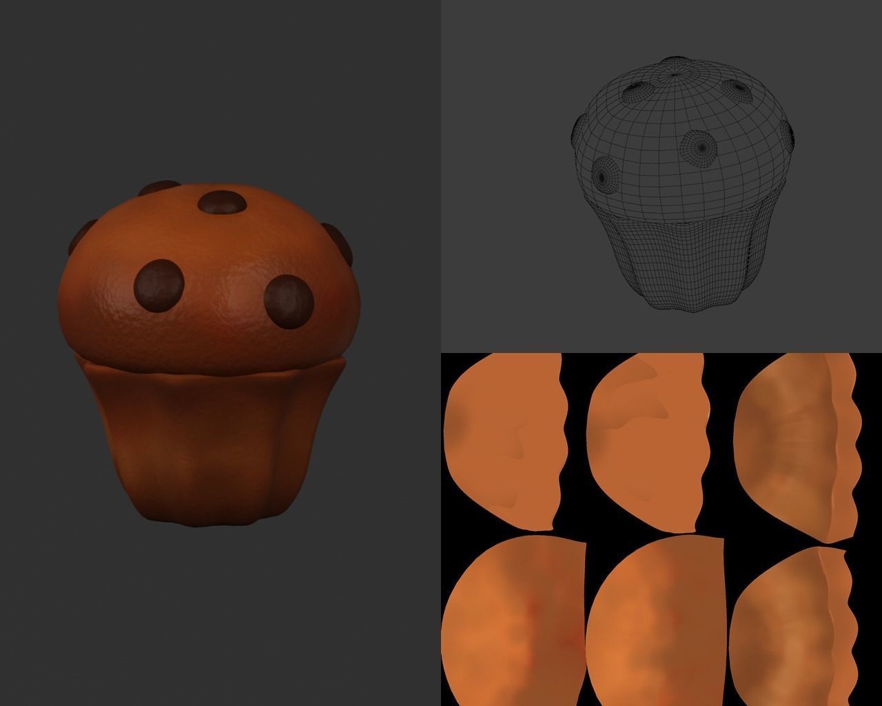 15 cartoon food assets Low-poly 3D model_45