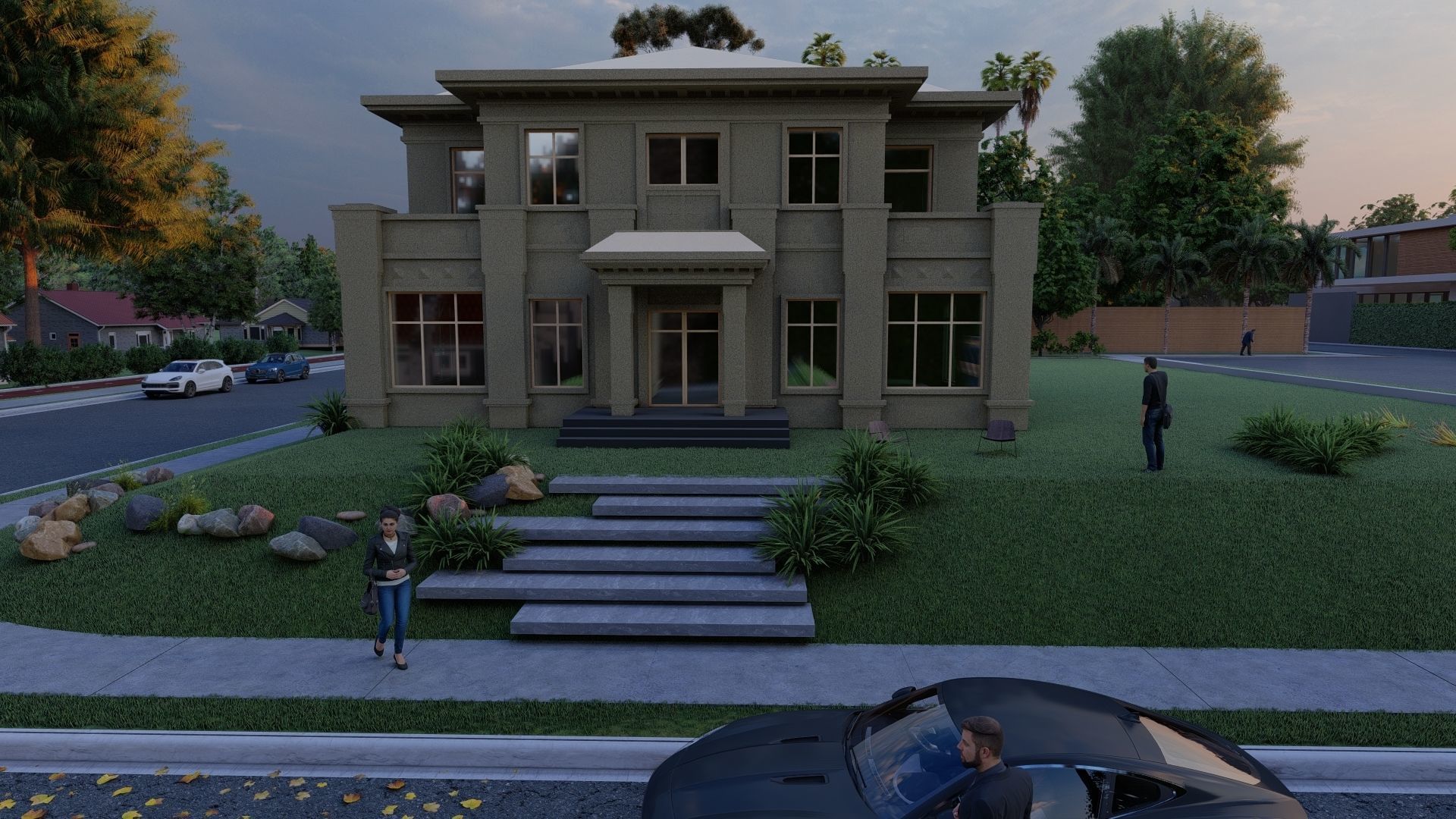 House Building 01 3D model_7