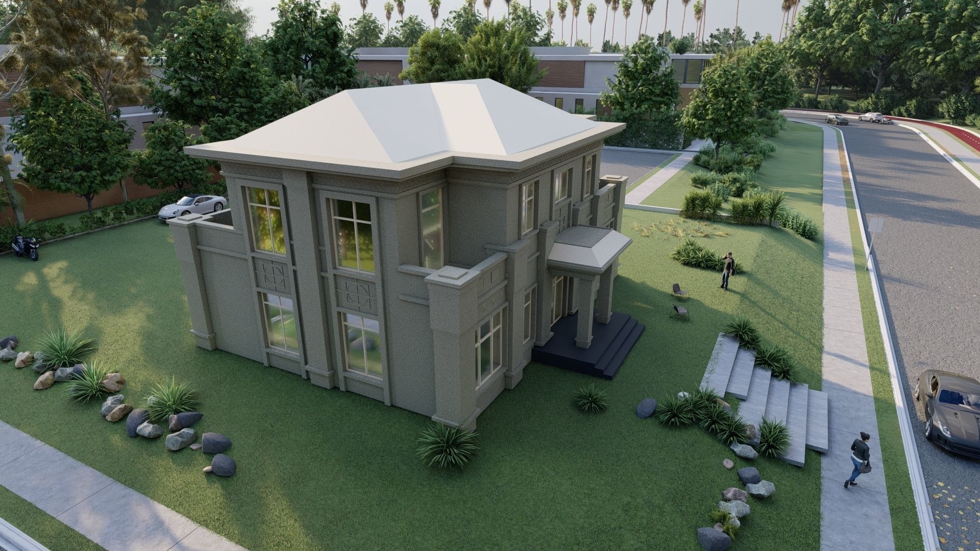 House Building 01 3D model_4