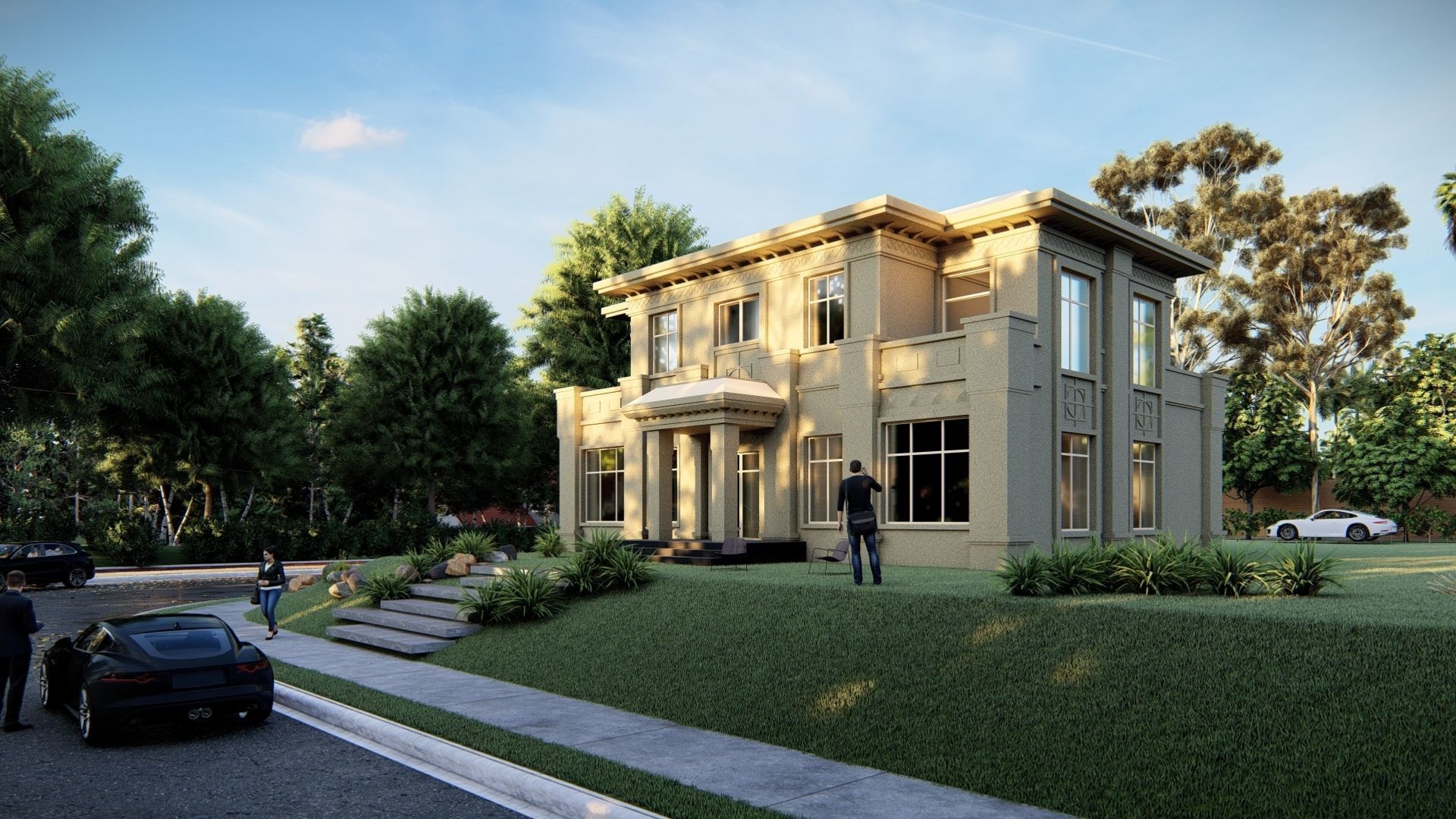 House Building 01 3D model_1