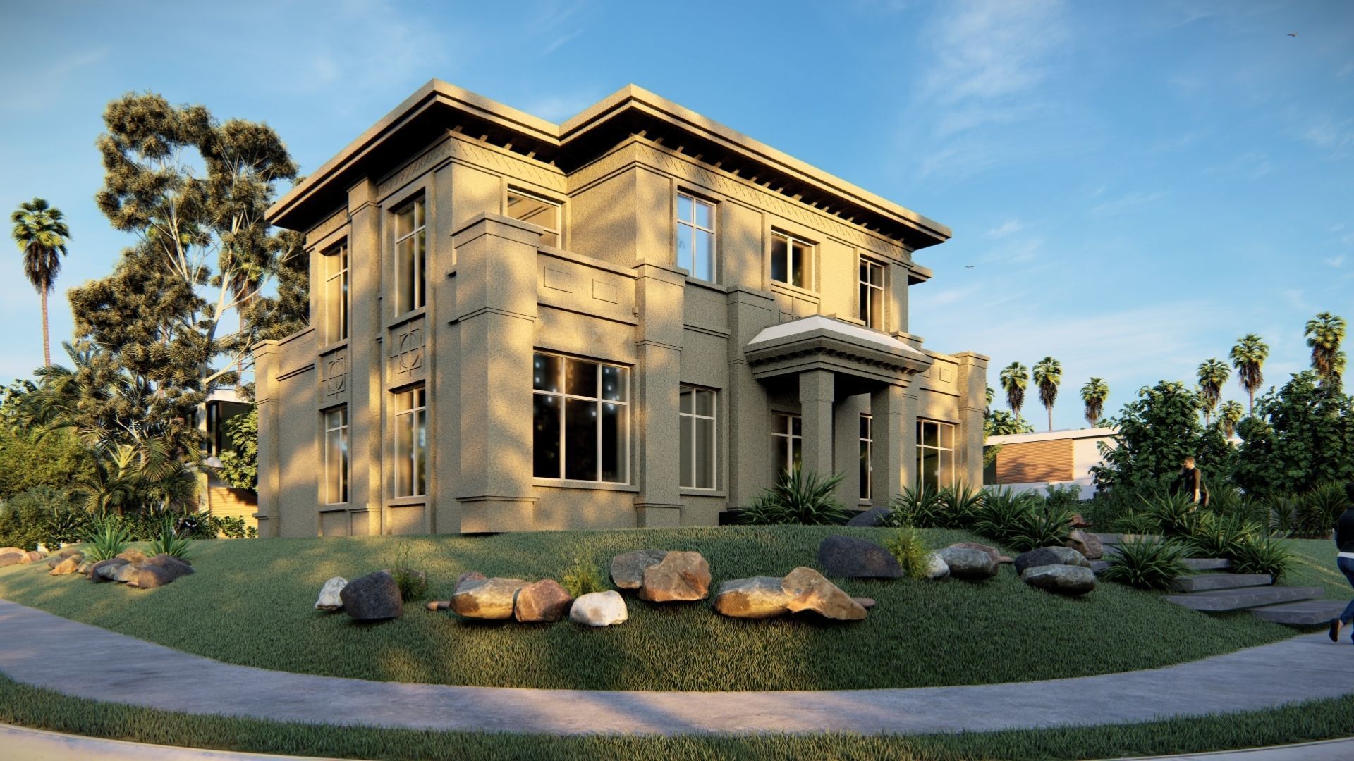 House Building 01 3D model_5