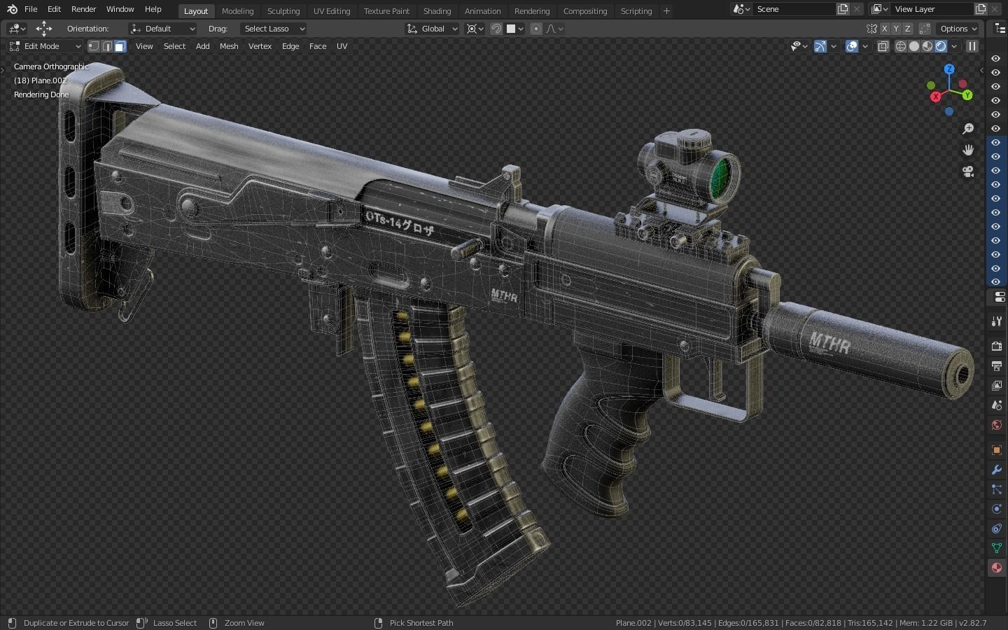 OTs-14 Gr0za 3D model_1