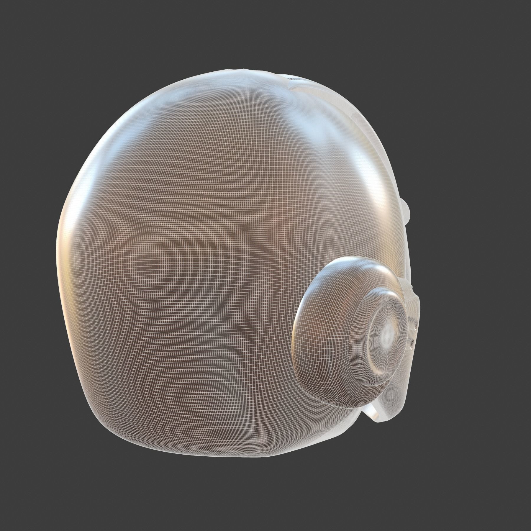 helmet high poly sculpt 3d printable ver 7 3D model 3D model_6