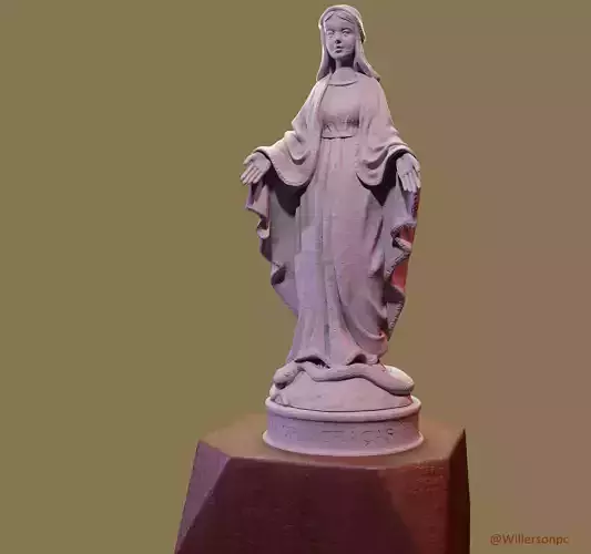 Our Lady of Graces Nossa Senhora Das Gracas 3D print model