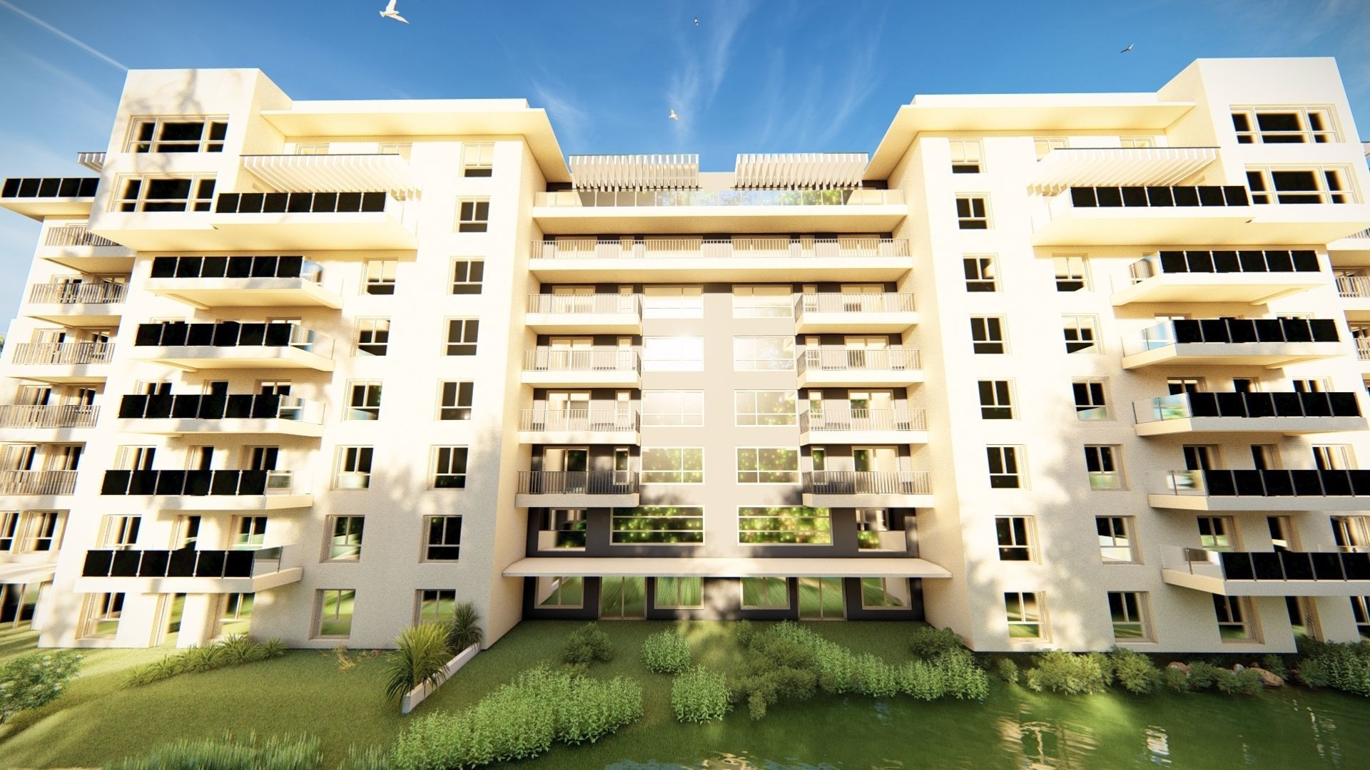 Residental Building 3D model_4