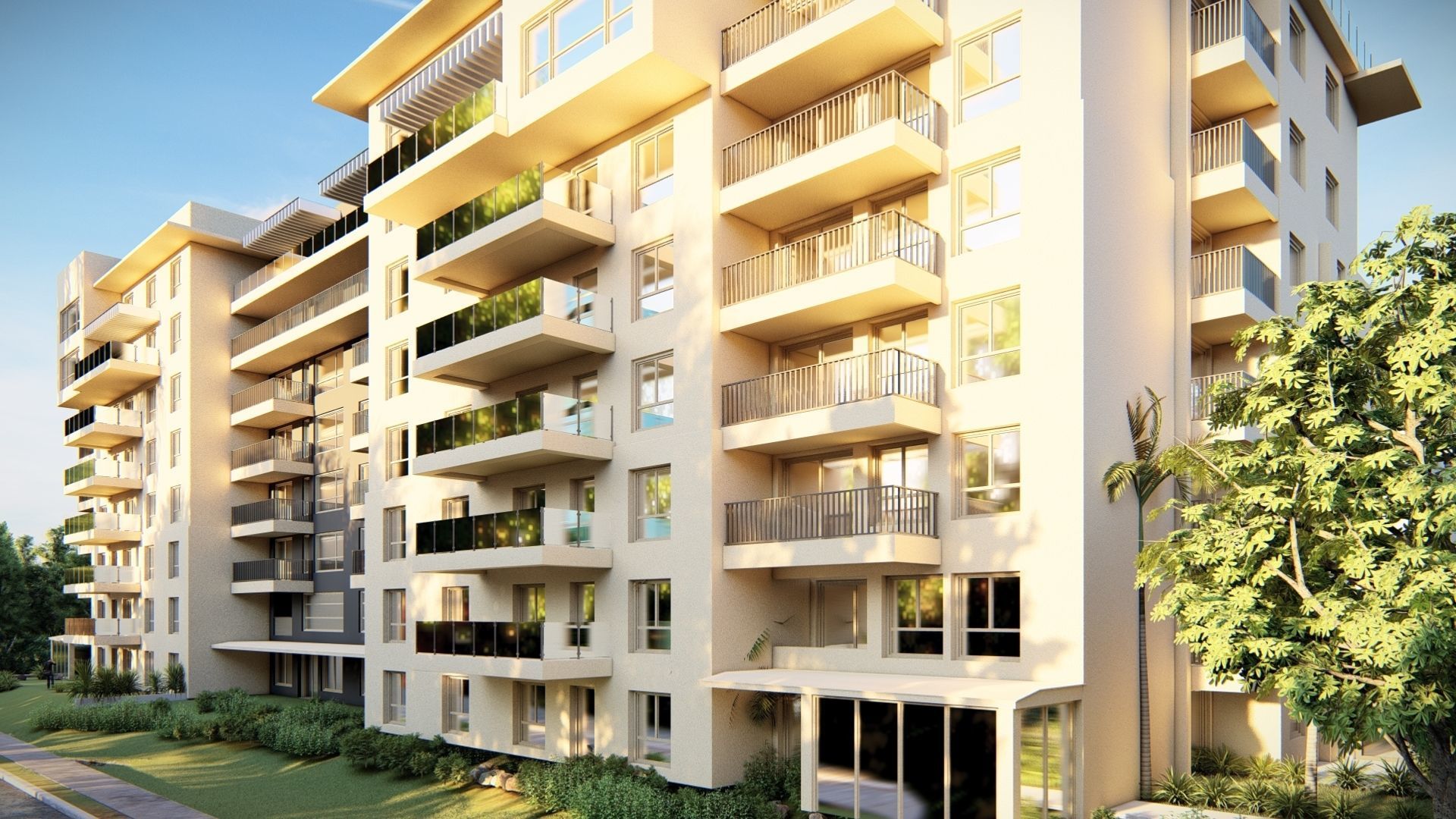 Residental Building 3D model_3