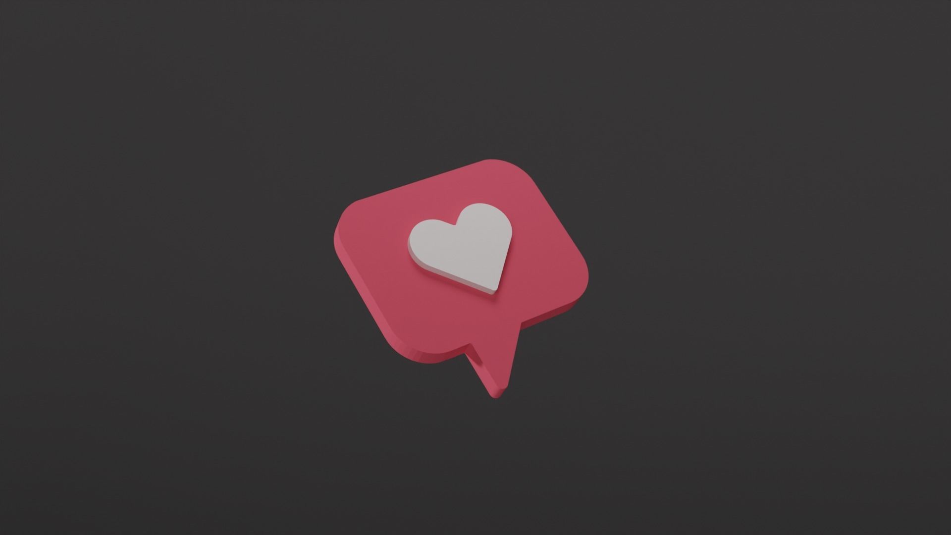 THE SOCIAL MEDIA PACK Low-poly 3D model_13