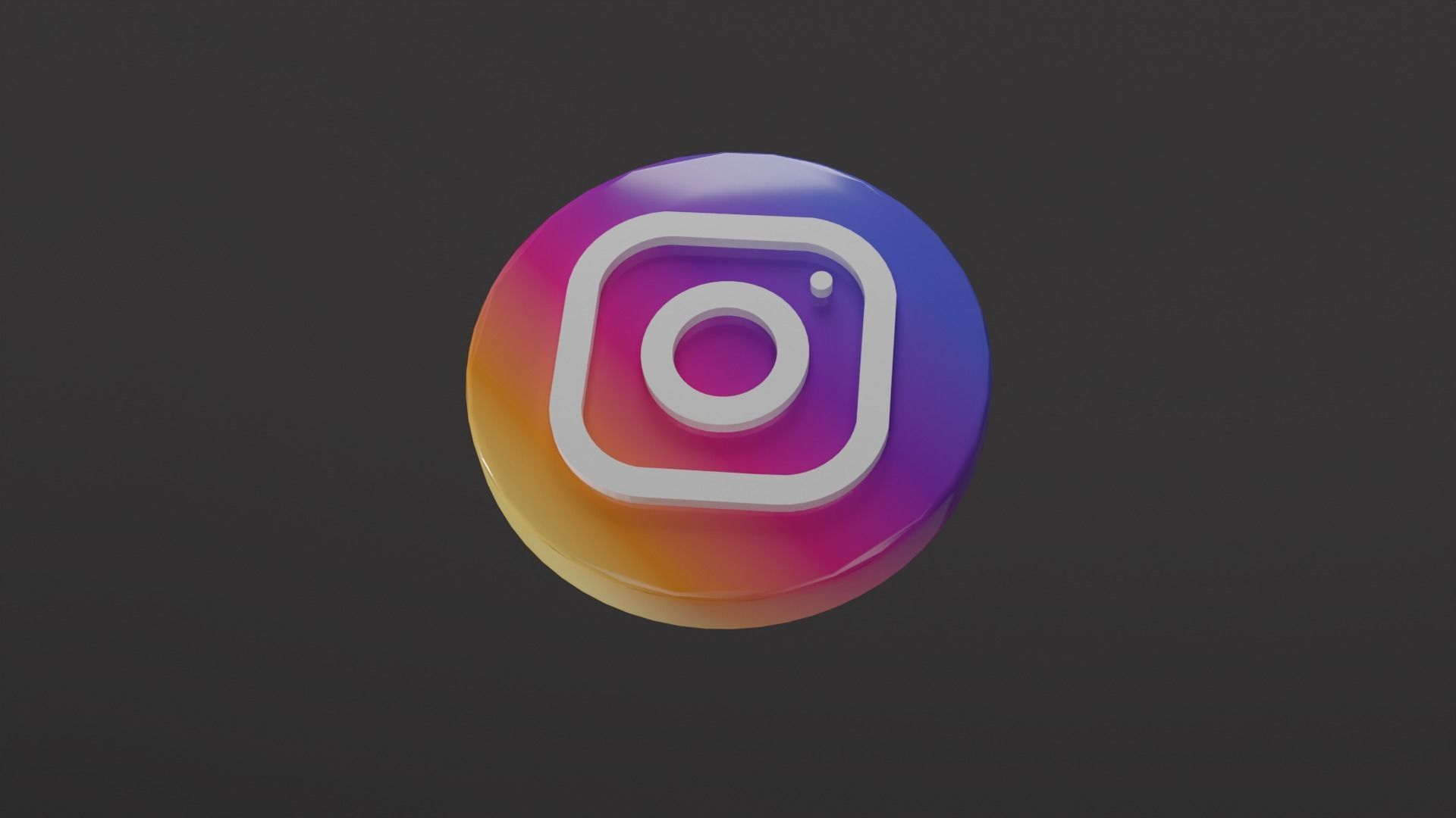 THE SOCIAL MEDIA PACK Low-poly 3D model_11