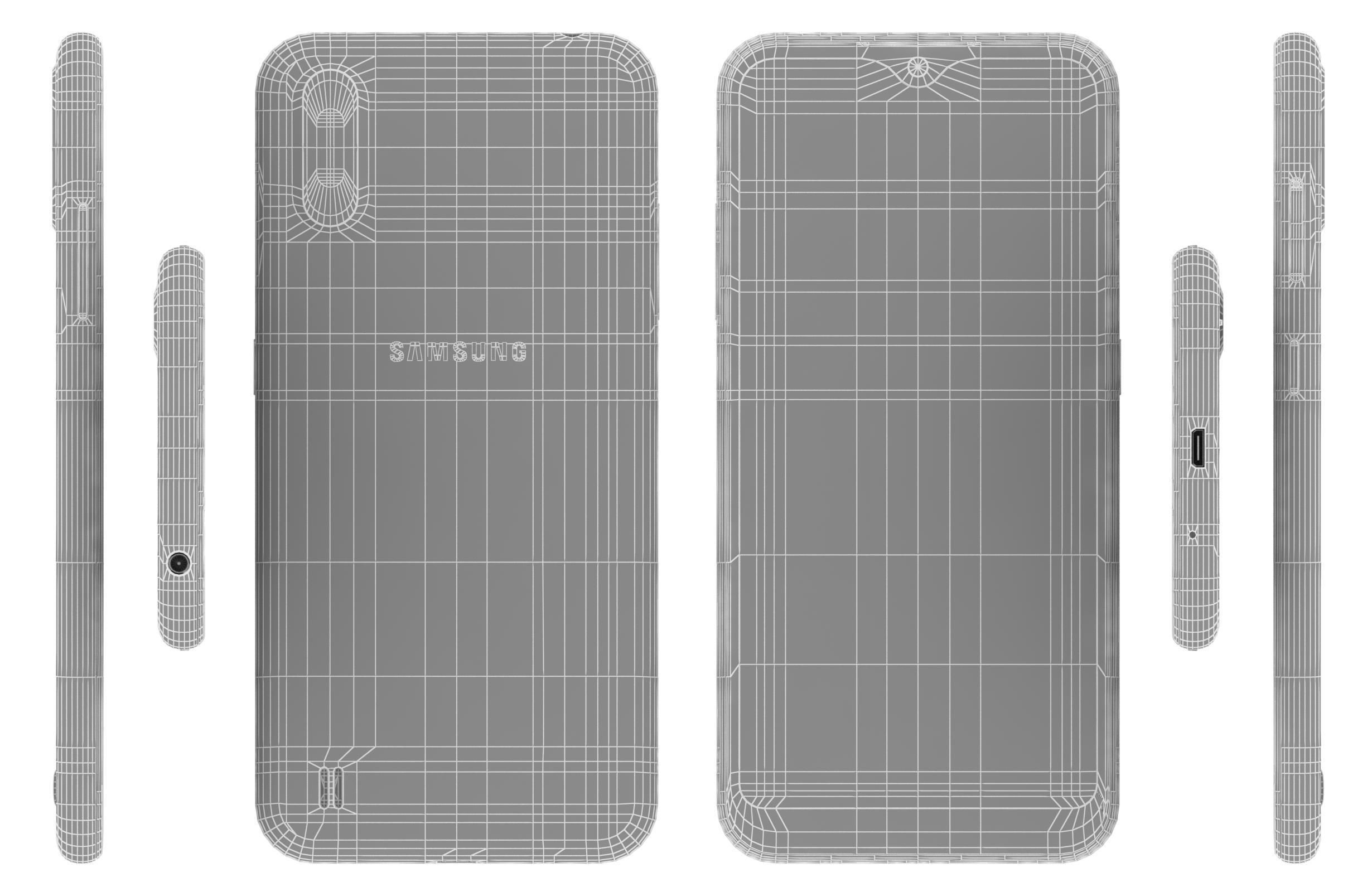 Samsung Galaxy M01 All Colors 3D model_16
