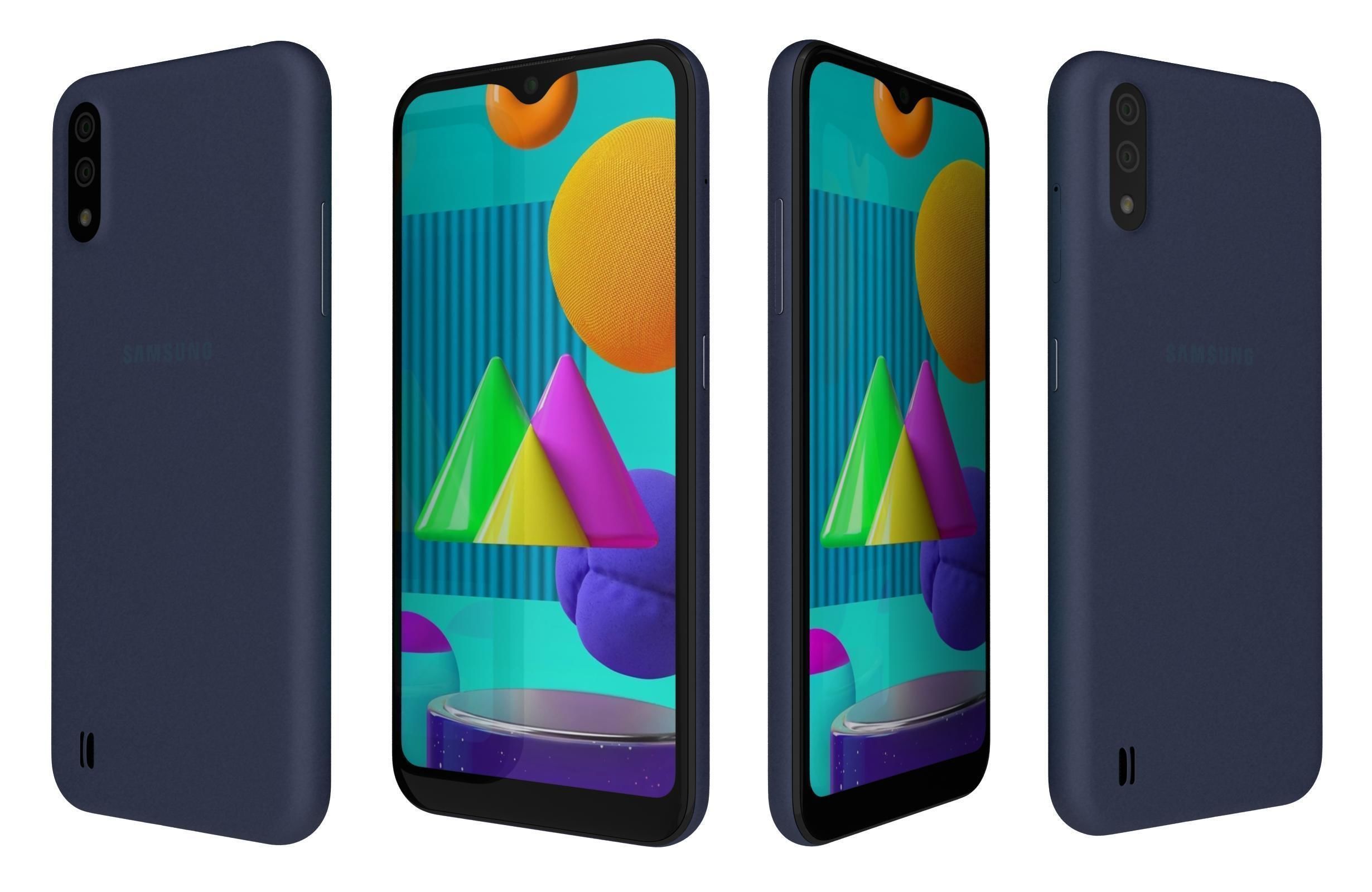 Samsung Galaxy M01 All Colors 3D model_10