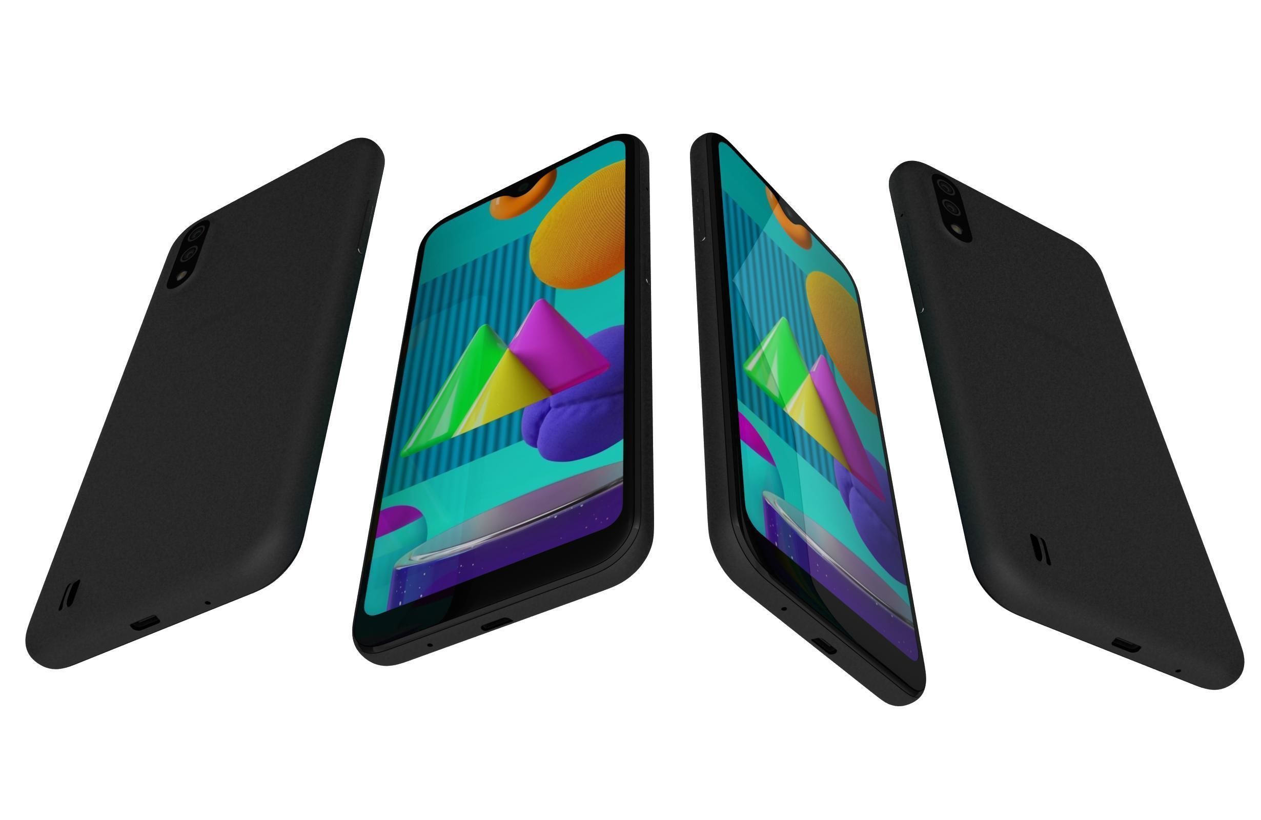 Samsung Galaxy M01 All Colors 3D model_1