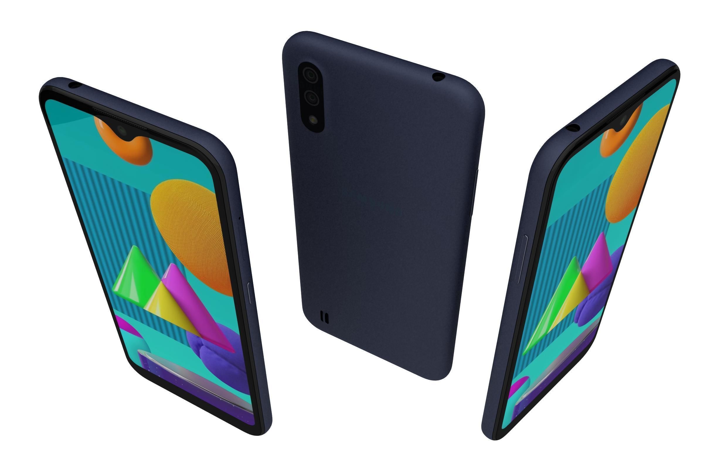 Samsung Galaxy M01 All Colors 3D model_4