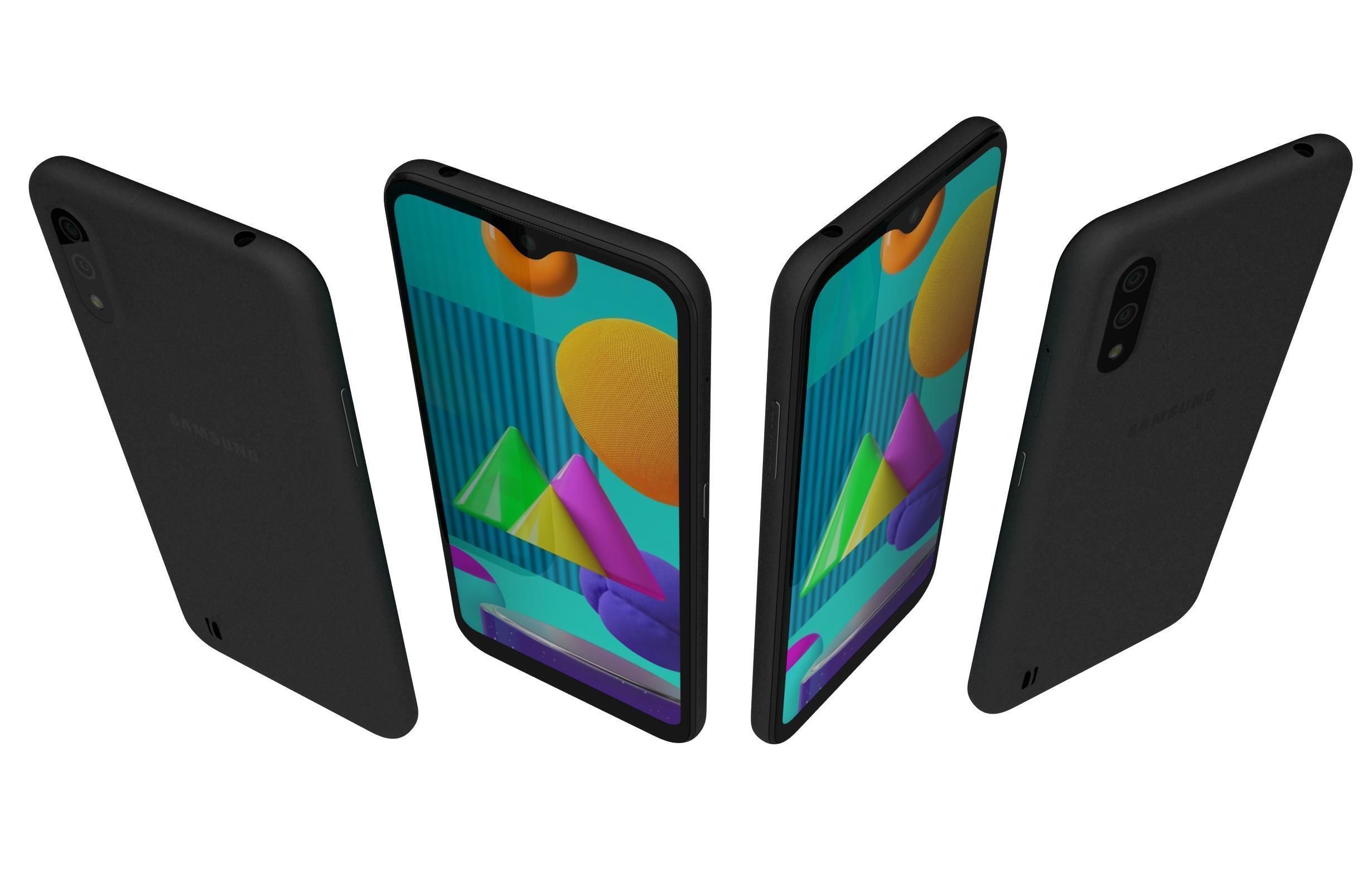 Samsung Galaxy M01 All Colors 3D model_9