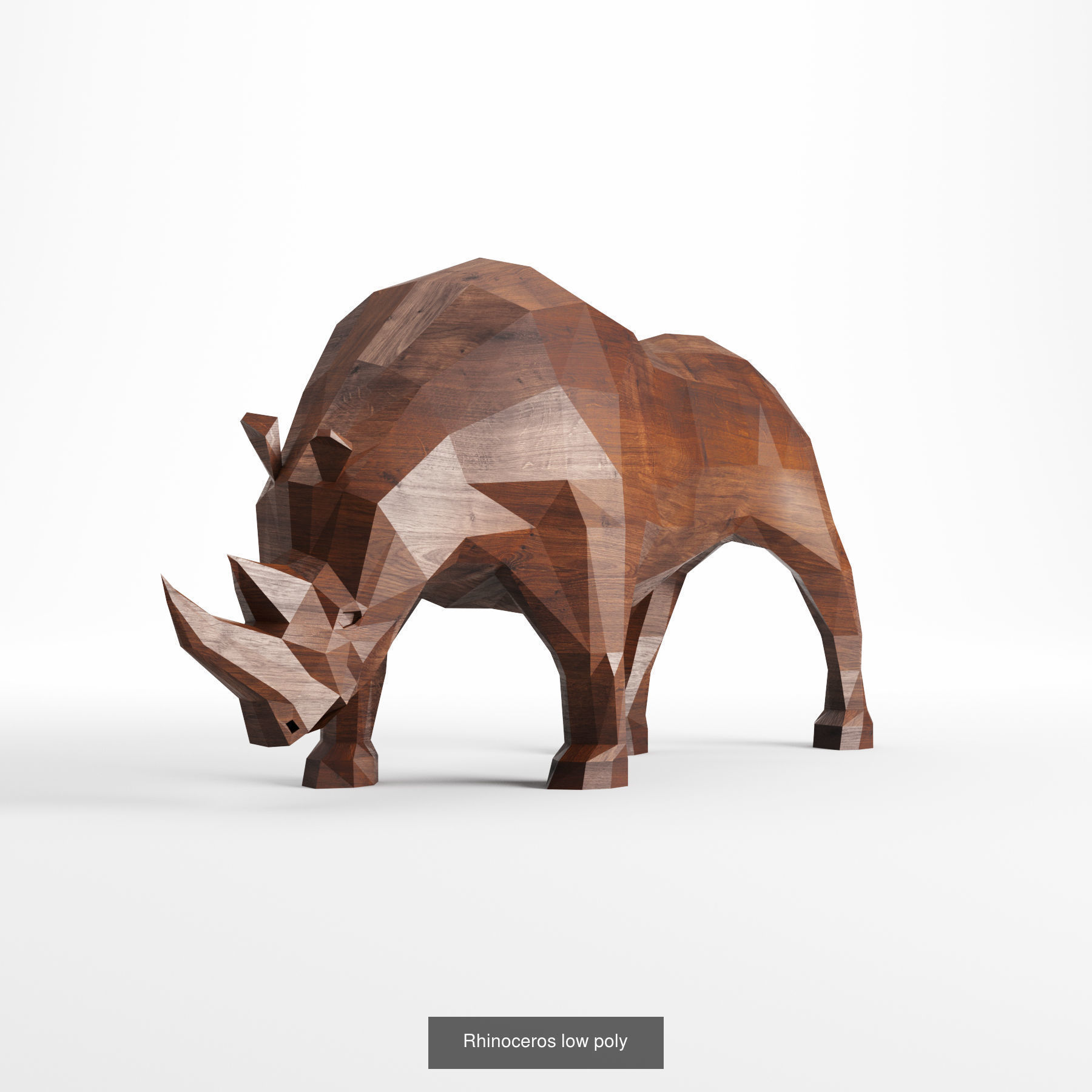 Animals low poly 3D Model Collection_2