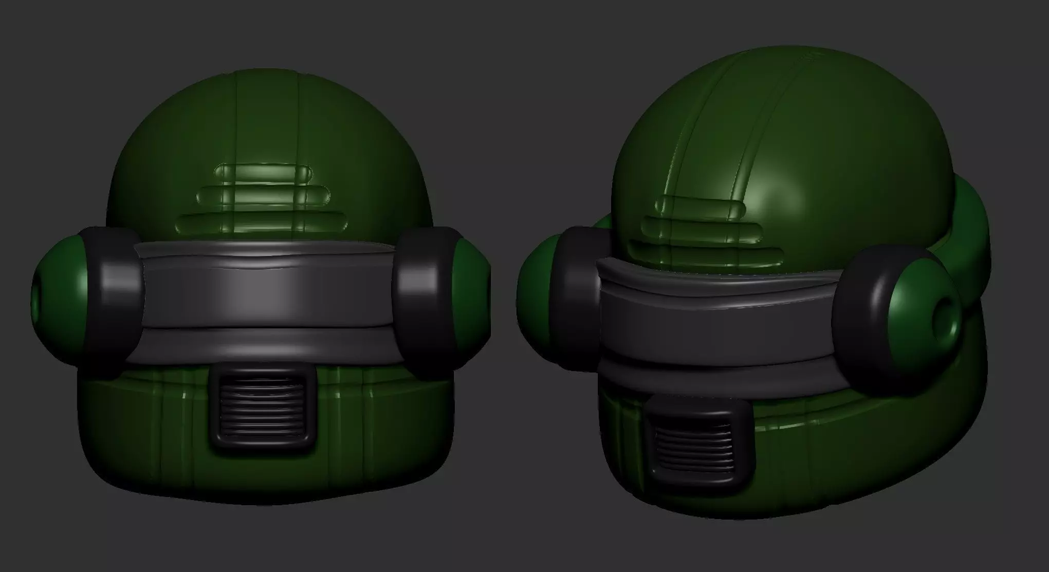 helmet high poly sculpt 3d printable ver 7 3D model 3D model_0
