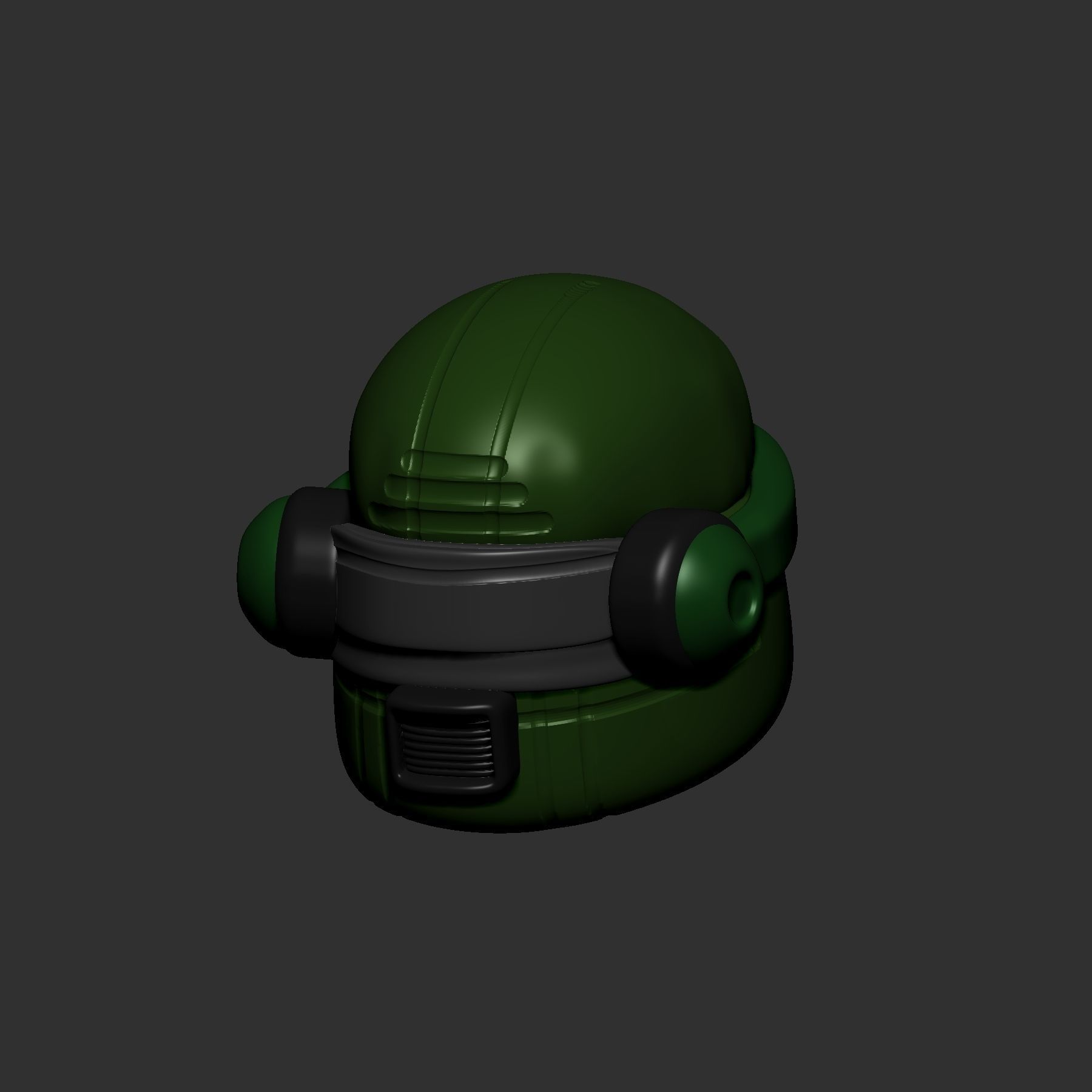 helmet high poly sculpt 3d printable ver 7 3D model 3D model_2