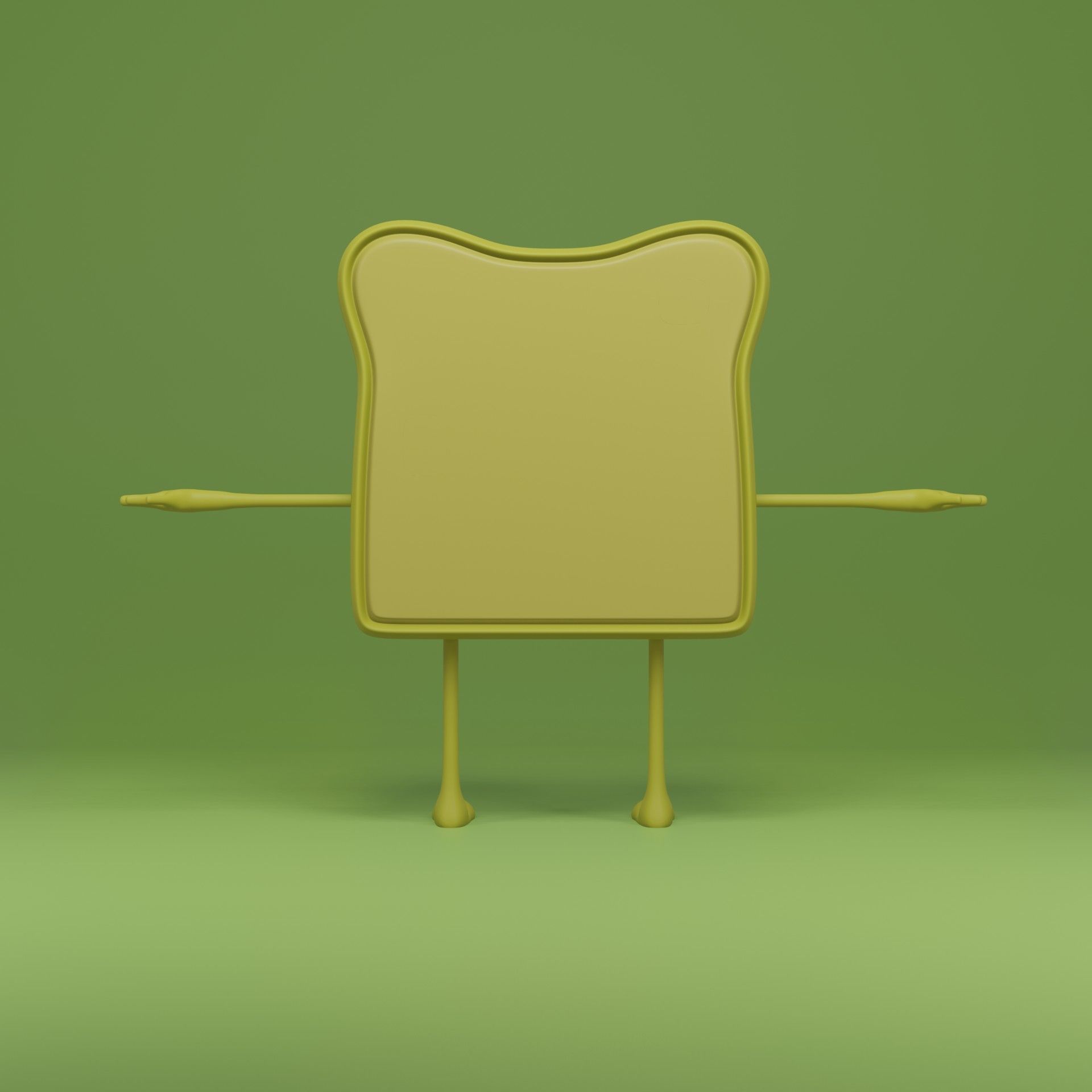 sponge character 3D model_4